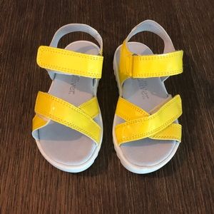 🎀 NEW Patent Leather Yellow Sandals